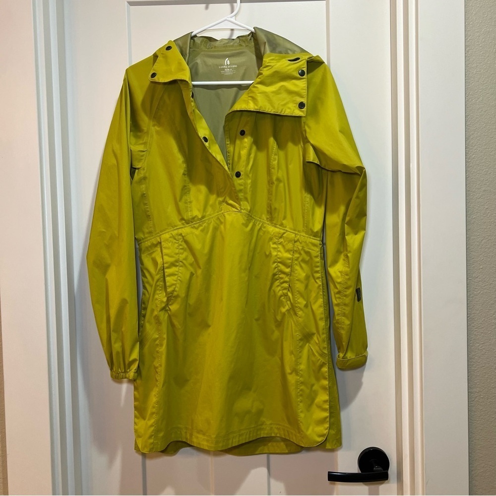 Sierra Designs Women's Elite Cagoule Women’s Size X Smal Yellow Green Waterproof